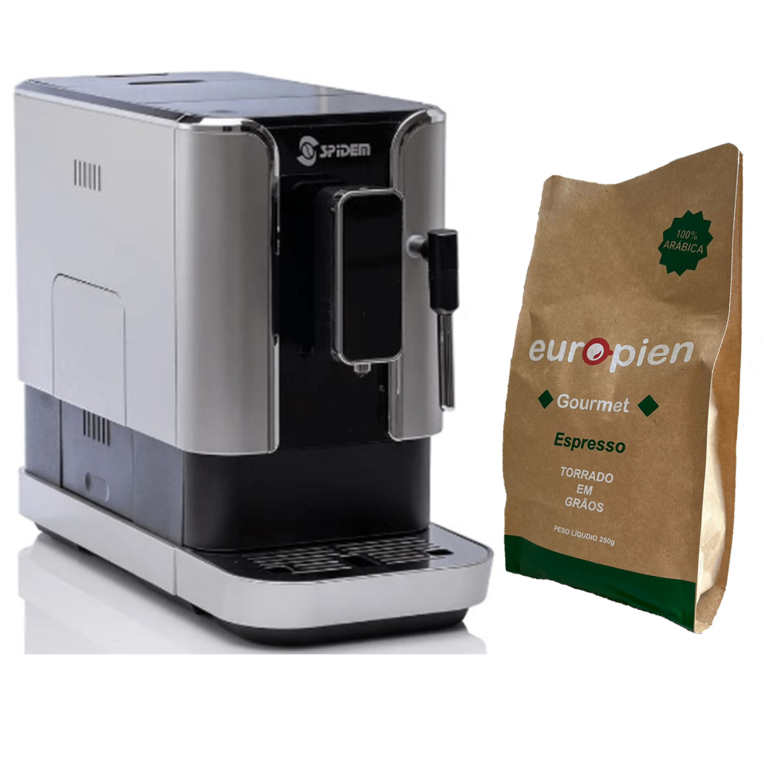 Maquina de Café Spiden + Café Gourmet Espresso 250g